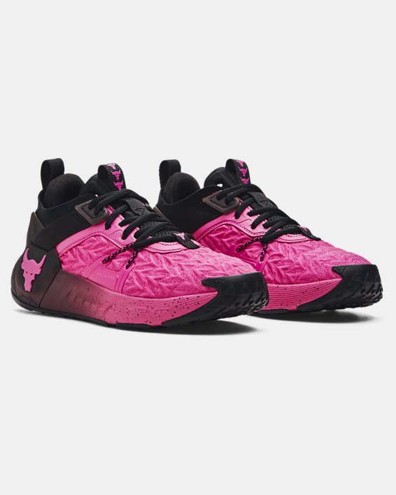Women's Project Rock 6 Training Shoes in Pink image number 3